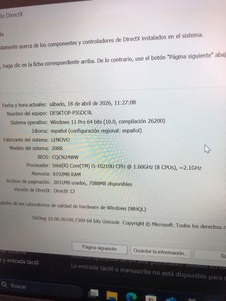Portátil Lenovo ThinkBook Gris