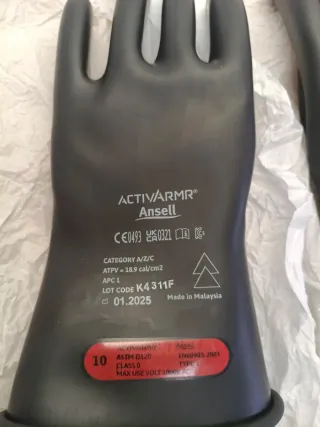 Guantes Ansell ActivArmr Eléctricos Clase 00