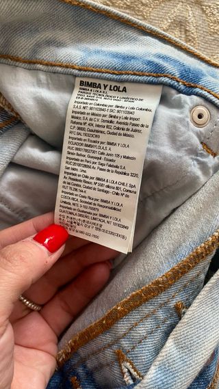 Vaqueros Bimba y Lola Talla 42