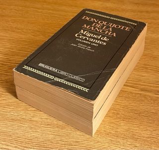 Don Quijote de la Mancha en 2 volúmenes / 2 € lote