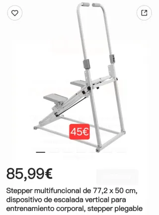 Stepper multifuncional plegable