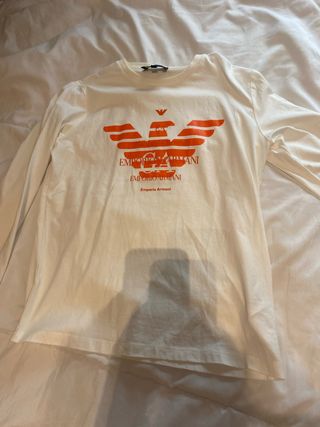 Camiseta Emporio Armani Blanca Talla 12 Años