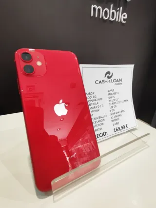 iPhone 11 128GB Rojo