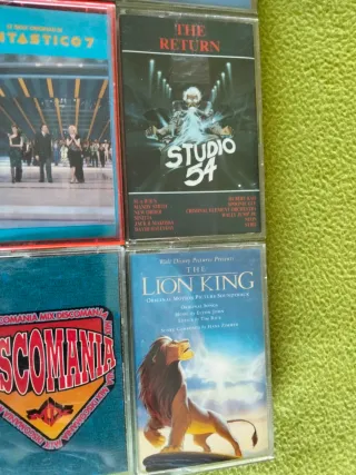 Cassette musicali anni '90 e 2000