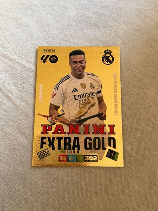 Cromo Panini Mbappé Extra Gold