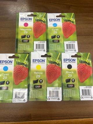 Cartuchos de Tinta Epson 29 (Magenta, Cyan, Yellow