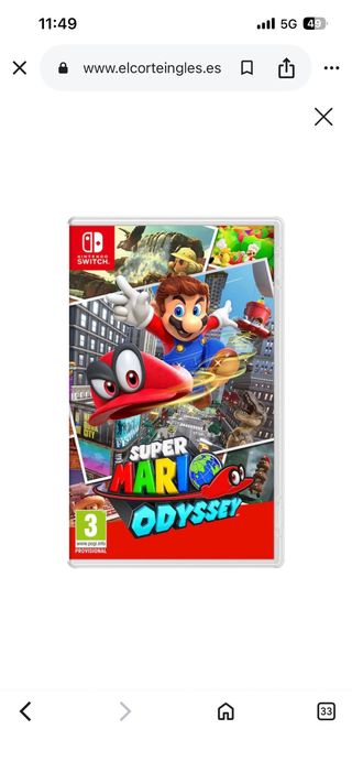 Super Mario Odyssey Nintendo Switch