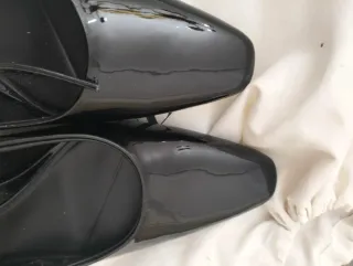 Zapatos charol Zara tacón alto