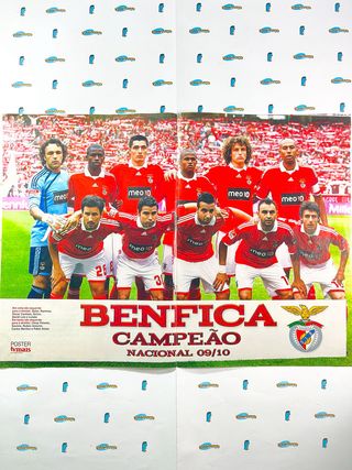 Poster Benfica Campeão Nacional 09/10
