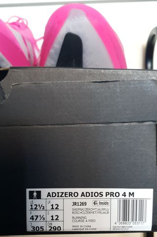 Adidas Adizero Adios Pro 4 Rosas Nuevas