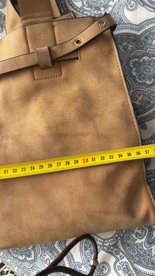 Bolso shopper color mostaza