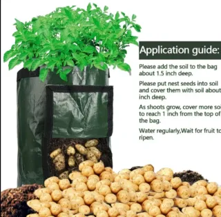 Bolsas para plantar patatas 1 paquete 10 galones!