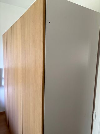 Armarios PAX IKEA 2 módulos dobles madera