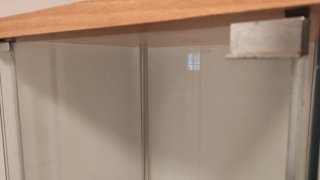 Mueble expositor cristal