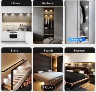 Luces LED Inalámbricas para Escaleras/Armarios