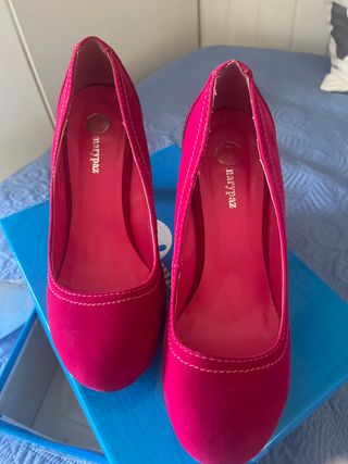 Zapatos Marypaz Fucsia Tacon