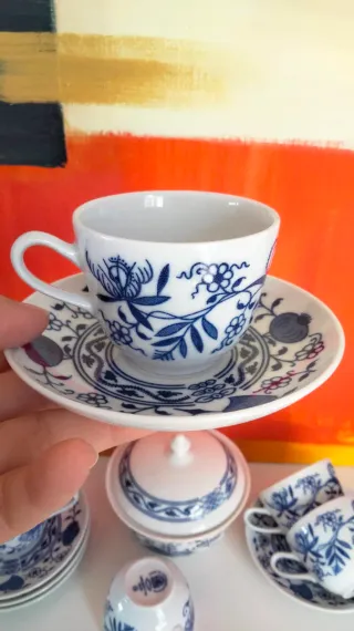 Tazza da caffè Henriette porcellana di Bohemia