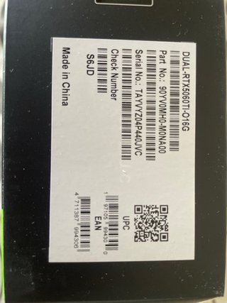 ASUS DUAL RTX 5060 Ti  16GB ¡¡¡[PRECINTADA]!!!
