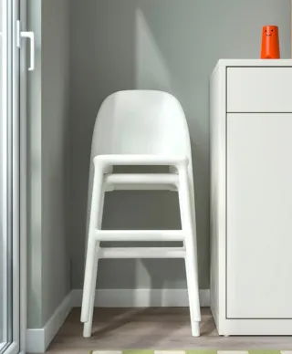 Silla alta blanca infantil Ikea Urban