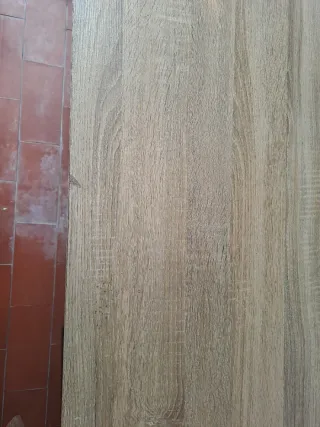 Escritorio 120cm madera y metal
