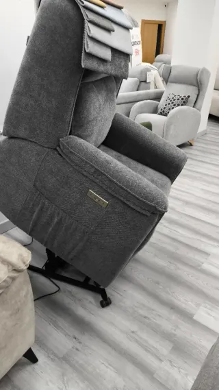 Sillón relax elevador gris