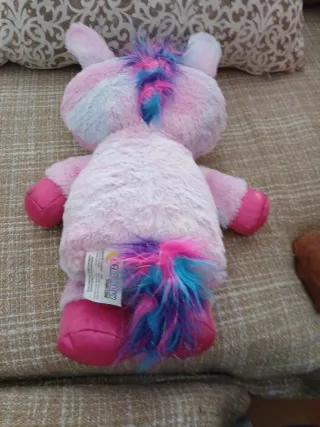 Peluche Unicornio Proyector Estrellas
