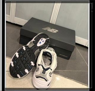 New Balance 530 Blanco Plata Marino Talla 42