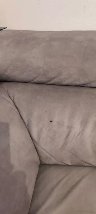 Divano letto angolo sinistro tessuto microfibra