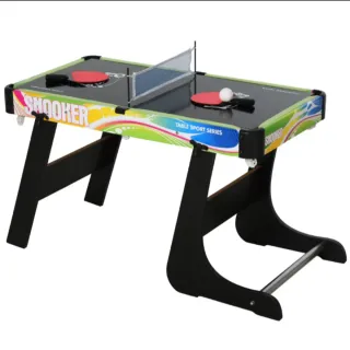 Mesa multijuegos 4 en 1 plegable futbolín billar