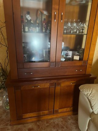 Mueble de salón de cerezo macizo