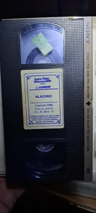Aladino VHS Bud Spencer Izaro Cannon