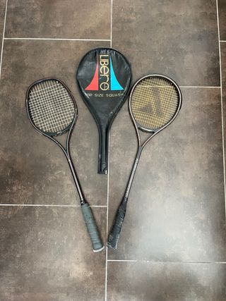 2 Raquetas de Squash Libero antiguas