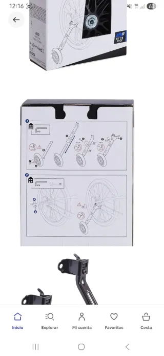 Ruedines Bicicleta Infantil 20 24