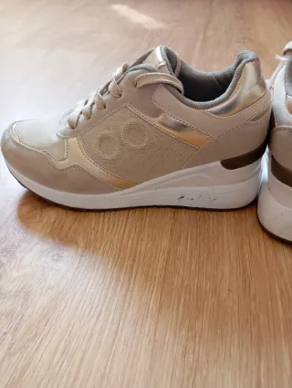 Zapatillas Don Algodón Talla 36 Beige/Oro