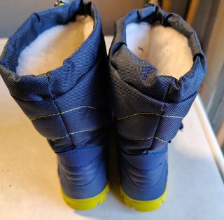 Stivaletti neve bambino 29 blu/giallo