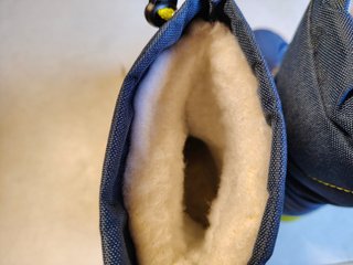 Stivaletti neve bambino 29 blu/giallo