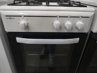 Vitrokitchen Cocina Blanca 3 Fuegos A Gas Natural