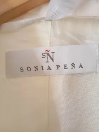 Vestido Sonia Peña Negro y Blanco