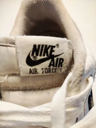 Nike Air Force 1 Talla 42,5 Blancas y Negras