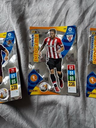 3 Cromos Futbol Panini Intocables