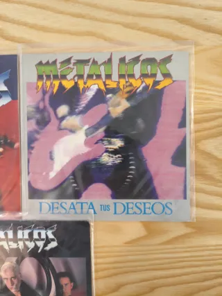 LOTE 3 SINGLES METALICOS HEAVY ROCK METAL ESPAÑOL