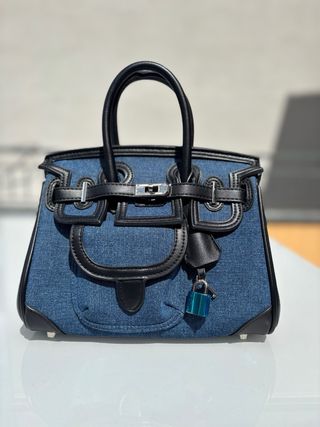 Borsa Jeans Nera e Blu
