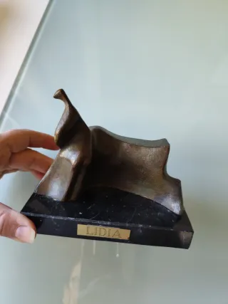 Escultura o Figura de bronce. Toro de lidia