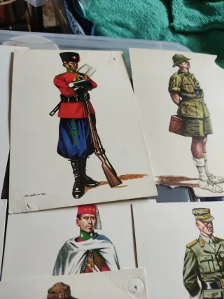 Colección postales militares