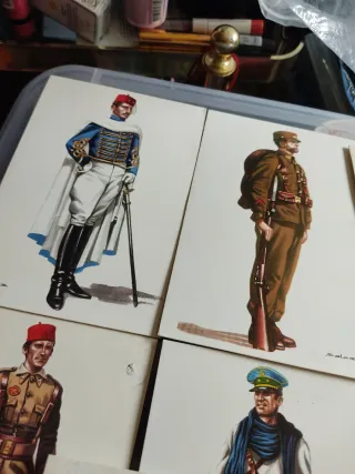 Colección postales militares