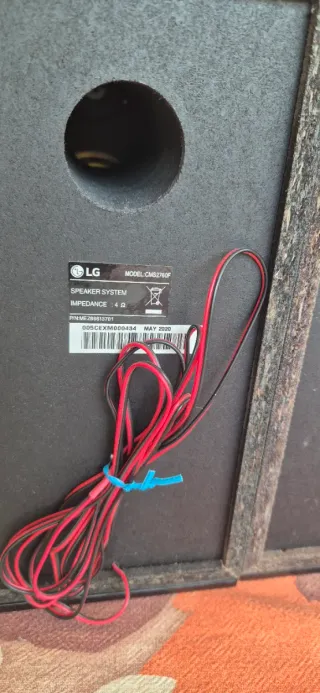 Altavoces Pasivos LG CMS2760F 4 Ohm