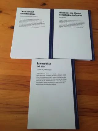 Colección de 9 libros de el mundo es matemático
