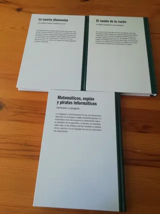 Colección de 9 libros de el mundo es matemático