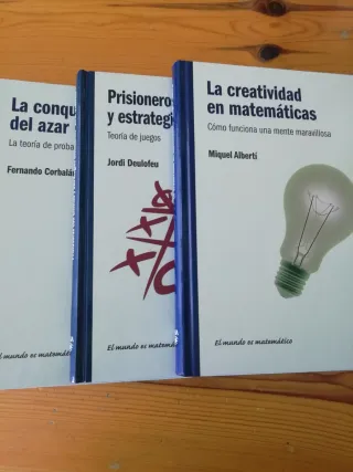 Colección de 9 libros de el mundo es matemático