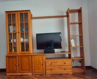 Mueble de salón madera maciza